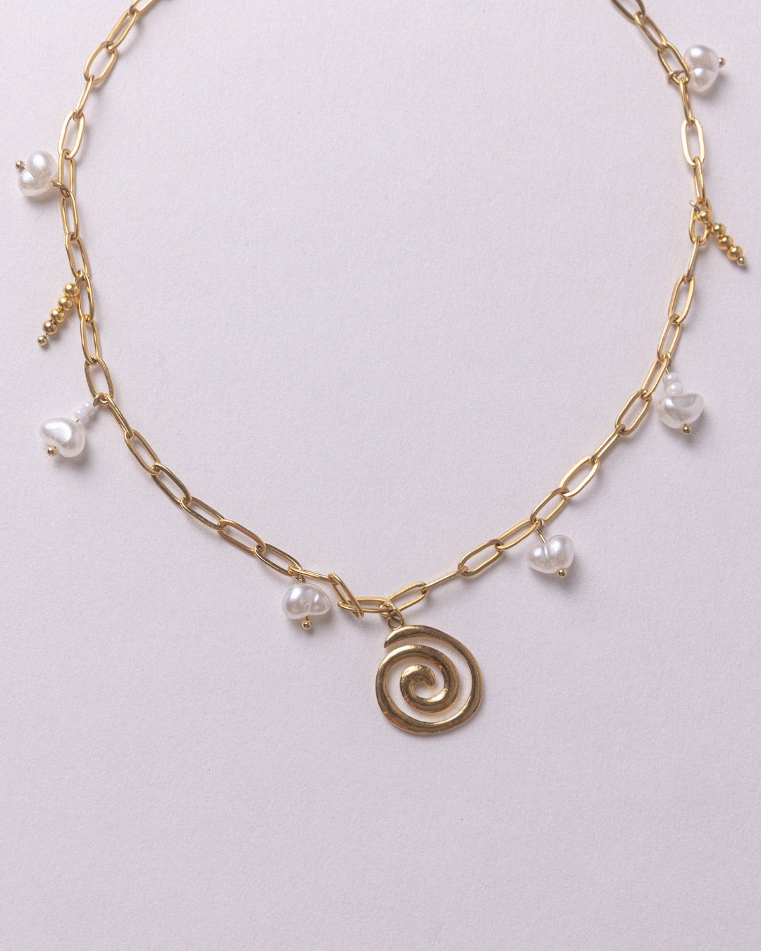 Athena Spiral Necklace