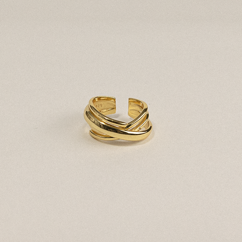 CROSS KNOT RING